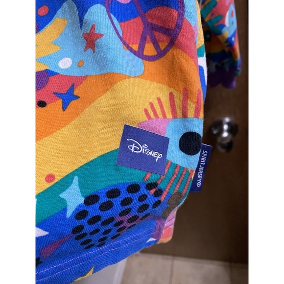 Disney Pride Mickey Mouse Spirit Jersey Size S Small LGBTQIA Disney World Colors - Picture 15 of 16